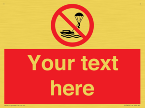 Custom No parasailing